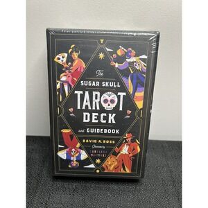 The Sugar Skull Tarot Cards Deck and Guidebook Divination New SEALED occult goth